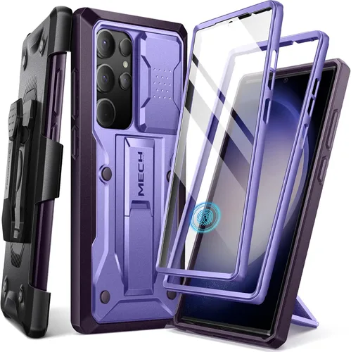 Vista 8 de TONGATE Funda para Samsung Galaxy S23 Ultra, [cubierta deslizante integrada para cámara y protector de pantalla] [2 marcos frontales] Funda de grado