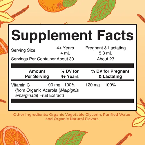 Vista 2 de MaryRuth Organics Suplemento orgánico de vitamina C Gotas líquidas de vitamina C para adultos y niños Suplemento de apoyo inmunológico