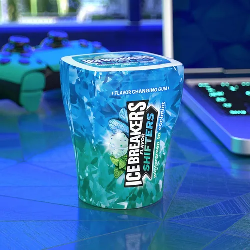 Vista 5 de ICE BREAKERS Flavor Shifters Wintergreen to Coolmint Gum, 6