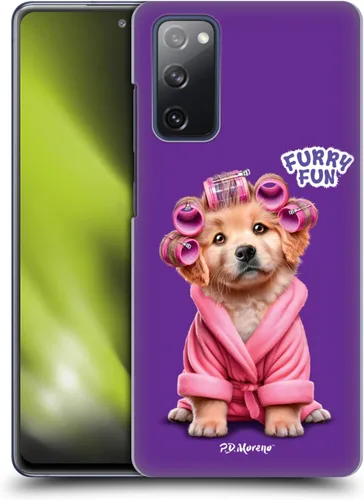 Vista 11 de Head Case Designs P.D. Moreno Cat WC Furry Fun Artwork - Carcasa rígida con licencia oficial compatible con Samsung Galaxy S20 FE / 5G WC para gatos