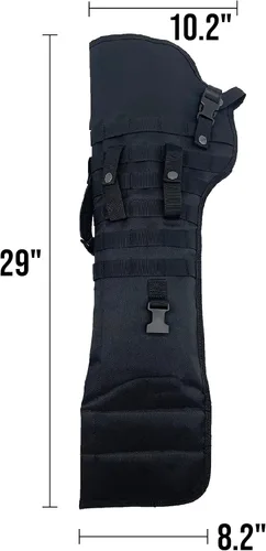 Vista 2 de Escopeta táctica vaina táctica rifle táctico vaina escopeta bolsa de hombro