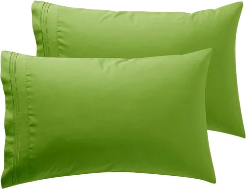 Vista 23 de Nestl - Juego de 2 fundas de almohada de microfibra azul playa tamaño Queen, 20 x 30 pulgadas