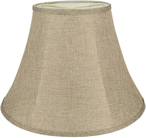 Vista 6 de Aspen Creative 30026A Pantalla de Lámpara de Construcción Spider con Forma de Campana Transicional en Flaxen, 9" Superior x 18" Inferior x 13