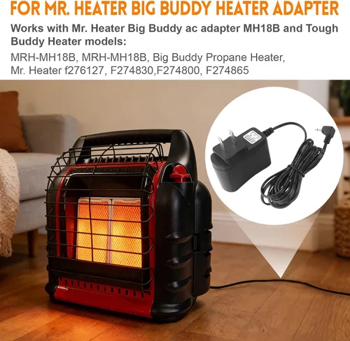 Vista 5 de F274830 Adaptador de corriente para calentador Mr. Heater Big Buddy MH18B F274800 F276127 F274830 F274865