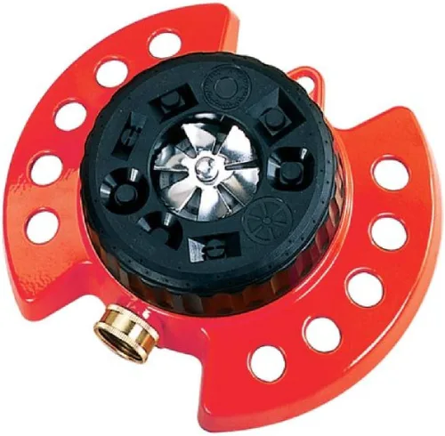 Vista 16 de Dramm ColorStorm - Aspersor de transmisión por engranajes sobre base de metal resistente y duradera, 4 patrones, ideal para áreas pequeñas, medianas