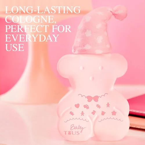 Vista 4 de TOUS Colonia de bebé para niños y niñas. Perfume fresco y polvoriento, aroma suave para bebés y niños pequeños. Regalo ideal para bebés, 3.4 onzas