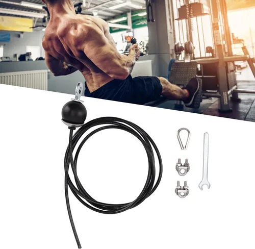 Vista 7 de Fitness Pulley Cable Fitness Replacement Cable Fitness DIY Pulley Machine Attachment System