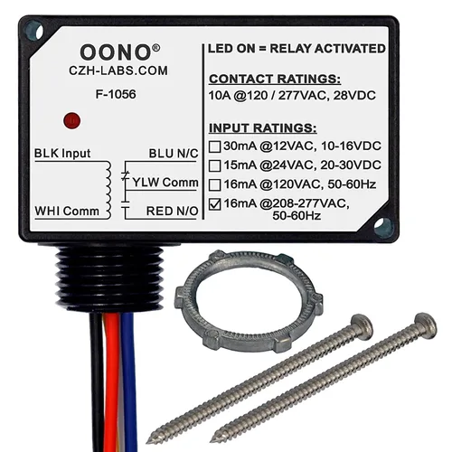 Vista 10 de Módulo de relé de potencia SPDT de 10 A, carcasa de plástico y precableado (AC/DC 12 V)