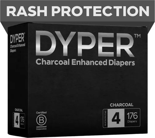 Vista 10 de DYPER - Pañales desechables de carbón mejorado para el día y la noche - Hechos con ingredientes a base de plantas* e ingredientes honestos