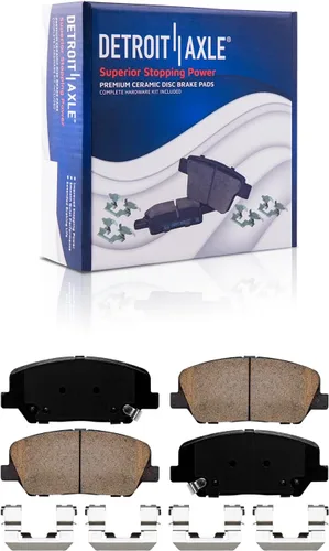 Vista 15 de Detroit Axle - Kit de freno trasero para Ford Explorer 2020-2025 2024-2025 Rotores de freno de disco Mustang Pastillas de freno de cerámica