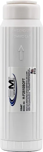 Vista 3 de APPLIED MEMBRANES INC. Cartucho de filtro suavizante de agua, filtro de intercambio iónico que suaviza el agua, ideal para electrodomésticos
