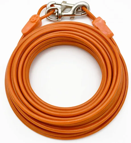 Vista 10 de Cable de amarre para perros IntelliLeash Products, múltiples longitudes y valoraciones de peso disponibles.