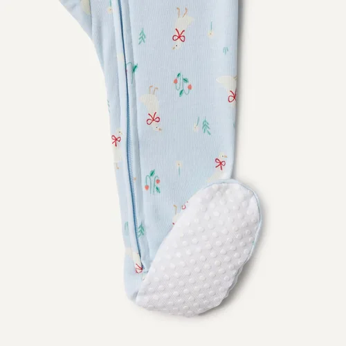 Vista 3 de Tienda Essentials x Sofia Grainge Unisex Babies' Snug-Fit Cotton Footed Pajamas
