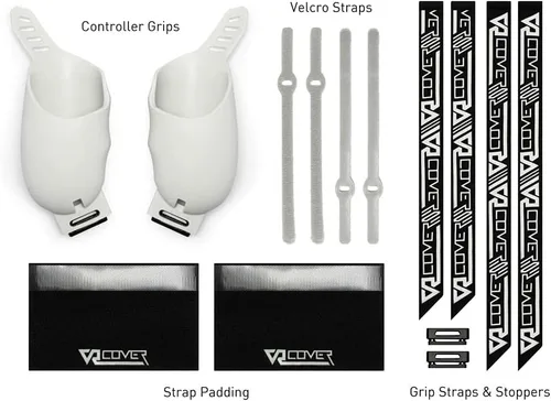 Vista 6 de VR Cover Controller Grips for Meta Oculus Quest 2 (Light Grey)