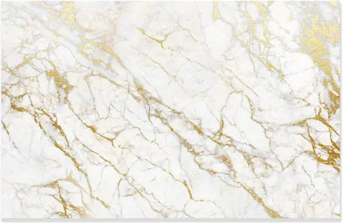 Vista 4 de Mural de pared de mármol dorado para dormitorio, 173 x 120 pulgadas (ancho x alto)