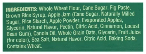Vista 3 de Nature's Bakery Barra de higos, manzana y canela, 2 oz manillar de bicicleta