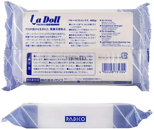 Vista 2 de PADICO AIR Dry Stone LA - Arcilla premezcla para muñecas 400 GM