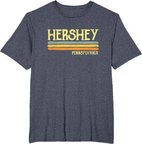 Vista 70 de Camiseta vintage de regalo de recuerdo de Hershey Pennsylvania PA, Negro, S