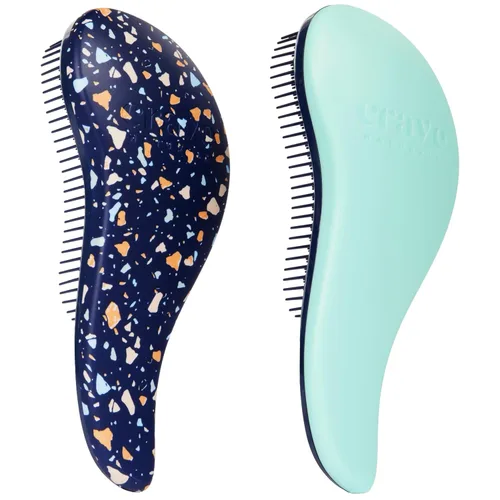 Vista 11 de Crave Naturals, Cepillo Desenredarte Deslizante para Resultados Definitivos, Niños y Adultos, Uso como Peine o Cepillo para Cabello, Color Negro