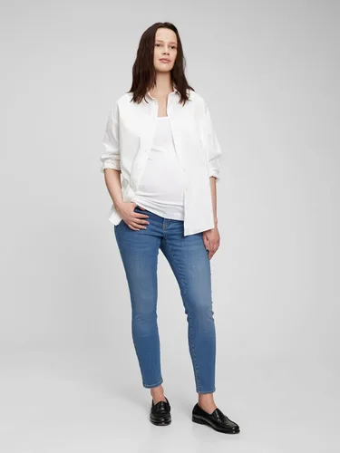 Vista 2 de GAP Women's Maternity Inset Panel Skinny Jeans