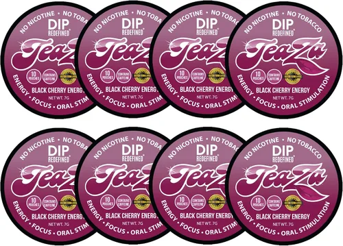 Vista 12 de TeaZA - Bolsas energéticas, sin humo, tabaco alternativo sin nicotina, sin tabaco y saludable para masticar tabaco, alternativa para masticar tiene