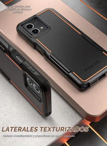 Vista 4 de Poetic Neon Series - Funda para Moto G Stylus 5G 2023 (no compatible con versión 4G), doble capa, resistente, a prueba de golpes, protección contra