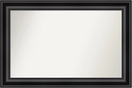 Vista 39 de Amanti Art Espejo personalizado, espejo de baño negro puente, espejo de pared o espejo de tocador de baño sobre el fregadero (26 x 26 pulgadas)