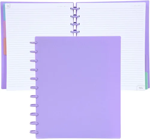 Vista 129 de Talia - Cuadernos de notas con tapas, planificador, personalizables, (Rosa de los 90, Junior (5.5 pulgadas x 8.5 pulgadas))