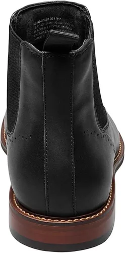 Vista 6 de STACY ADAMS Botas Chelsea con punta de casquillo Maury para hombre Negro
