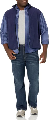Vista 5 de Tienda Essentials Men's Full-Zip Polar Fleece Vest (Available in Big & Tall)