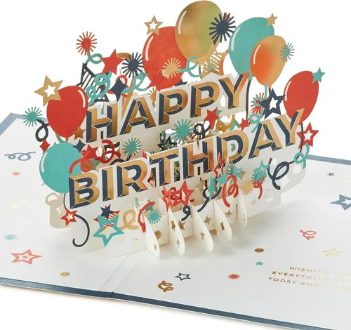 Vista 9 de Hallmark Signature Paper Wonder Peanuts Pop Up Tarjeta de cumpleaños (Celebrate)