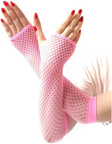 Vista 10 de Guantes de encaje de muchos estilos para mujeres o niñas Manga de brazo ahuecada años 80