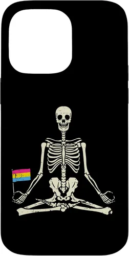 Vista 21 de Skeleton Yoga Pansexual Flag Yogi Asana Pan Pride LGBT Gift Case for iPhone 17