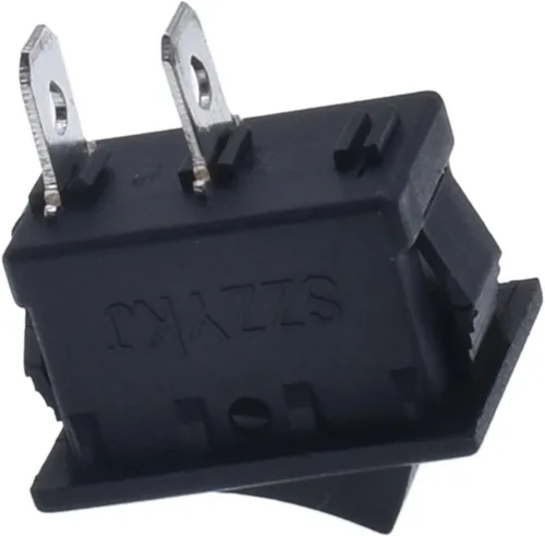 Vista 6 de Interruptor basculante 10 unids KCD1-101 Interruptor de encendido basculante 6A250V 10A125V Interruptor de botón SKPT 2 pies 0.591 * 0.827 in