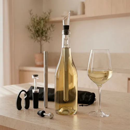 Vista 2 de Set de Accesorios para Vino Chillour InnovaGoods 7 Piezas