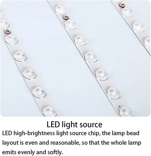 Vista 8 de Lámpara de techo de color de cúpula de 3 colores de luz variable instalación integrada cerca del techo, lámparas LED de montaje empotrado, luces