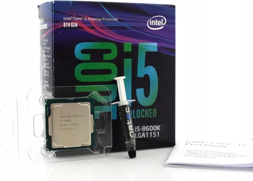 Vista 5 de Microsoft Procesador Intel Core i5 i5-8600K Hexa-core (6 núcleos) 3.60 GHz - Socket H4 LGA-1151