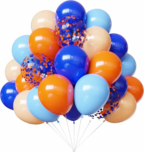 Vista 25 de YMSZ Globos negros y dorados, 67 globos metálicos dorados y negros de 12 pulgadas para cumpleaños, jubilación, graduación, decoración de fiesta