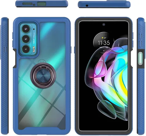 Vista 116 de Funda compatible con Xiaomi Poco X3 NFC, compatible con Xiaomi Poco X3 Pro/Poco X3 Ring Stand 3 en 1, color negro