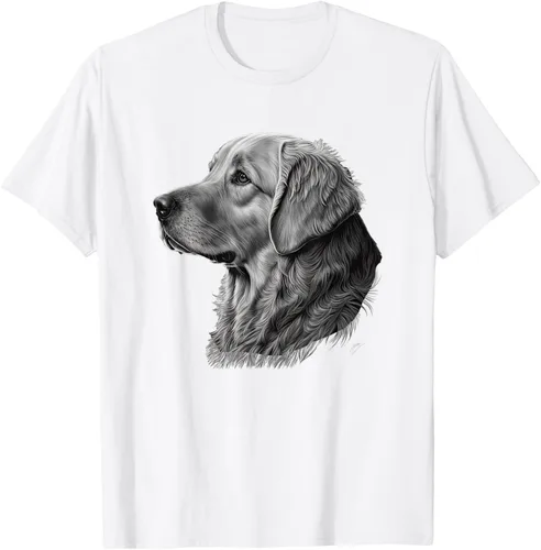 Vista 53 de Camiseta divertida Golden Retriever, Negro