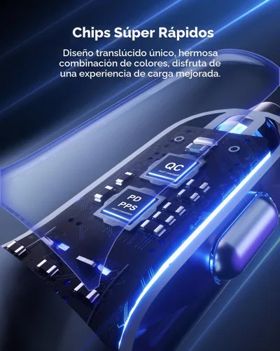 Vista 2 de SUNDA Cargador rápido USB C de 120 W, adaptador de cargador de coche de 4 puertos, doble tipo C PD60W/PPS60W compatible con iPhone15/14 CC-680 Gris