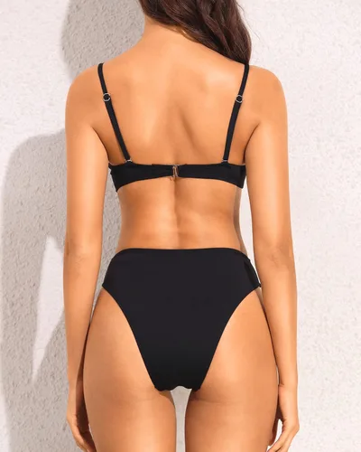 Vista 6 de Tempt Me Traje de baño de una pieza con cuello redondo para mujer