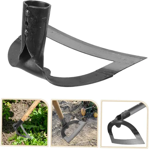 Vista 9 de HANABASS Azadas huecas de acero endurecidas para jardín, cabeza de repuesto, herramienta de jardín para jardinería, excavación, excavación