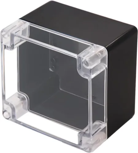 Vista 9 de Caja de proyecto IP65 Caja de conexiones impermeable ABS cajas eléctricas negras para bricolaje, Estuche electrónico para proyectos de energía, Caja