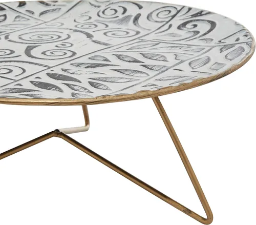 Vista 5 de Deco 79 Soporte para tartas, multicolor
