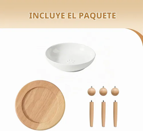 Vista 6 de Havniva - Juego de cuencos elevados para gatos, comida y agua, cuenco de cerámica para gatos Raised Cat Food Bowls, Whisker Friendly, 5.6” Shallow
