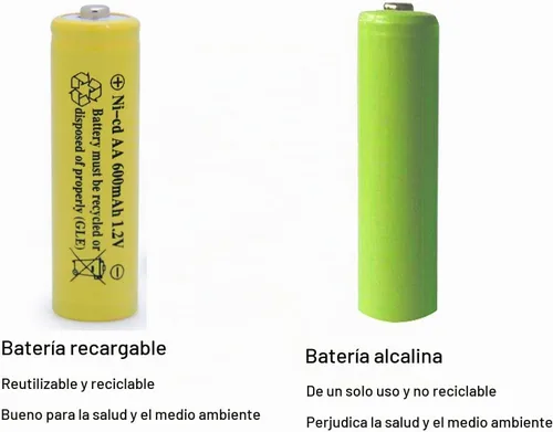 Vista 3 de AA NiCd 600mAh 1.2V Baterías solares recargables para jardín al aire libre luces solares lámpara (20 unidades AA amarillo)