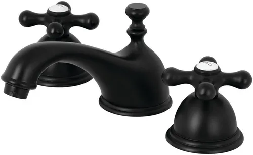 Vista 9 de Kingston Brass KS3967AX - Grifo de baño extendido de 8 pulgadas, latón cepillado