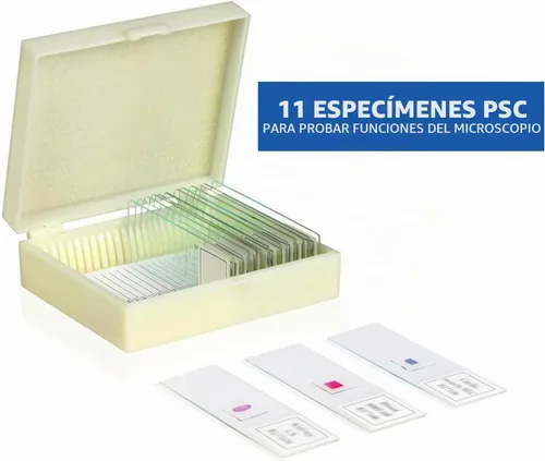 Vista 6 de HSL Microscopio trinocular compuesto LCD de 8 pulgadas,Microscopios biológicos profesionales 40x-2500x para laboratorio de adultos,Microscopio