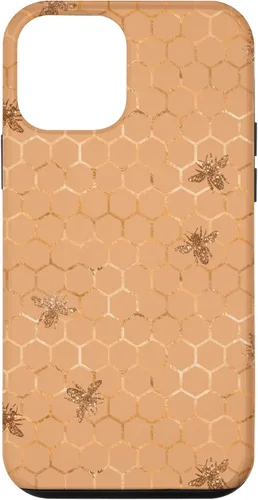 Vista 16 de Honey Comb Honey Bee Pretty Garden - Carcasa para iPhone 17